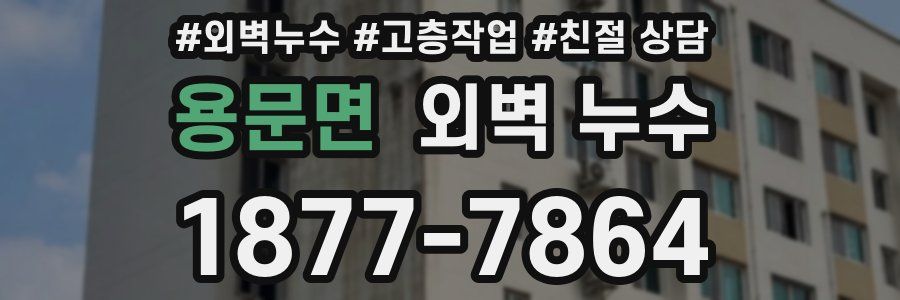 용문면 외벽 누수