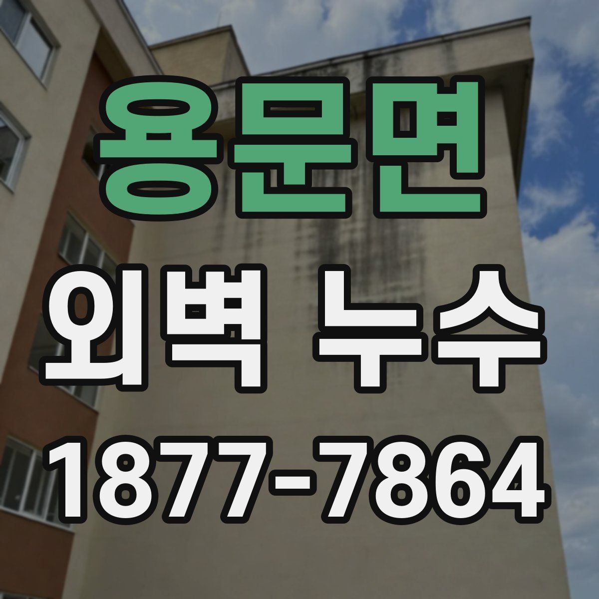 용문면 외벽 누수