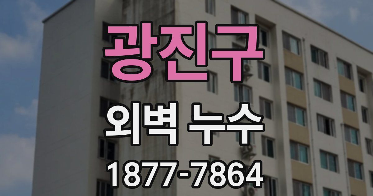 광진구 외벽 누수