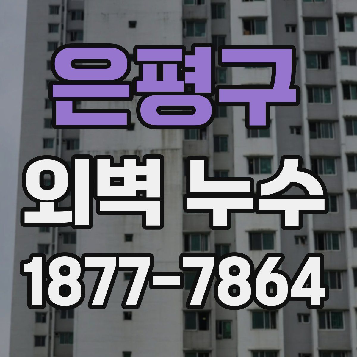 은평구 외벽 누수