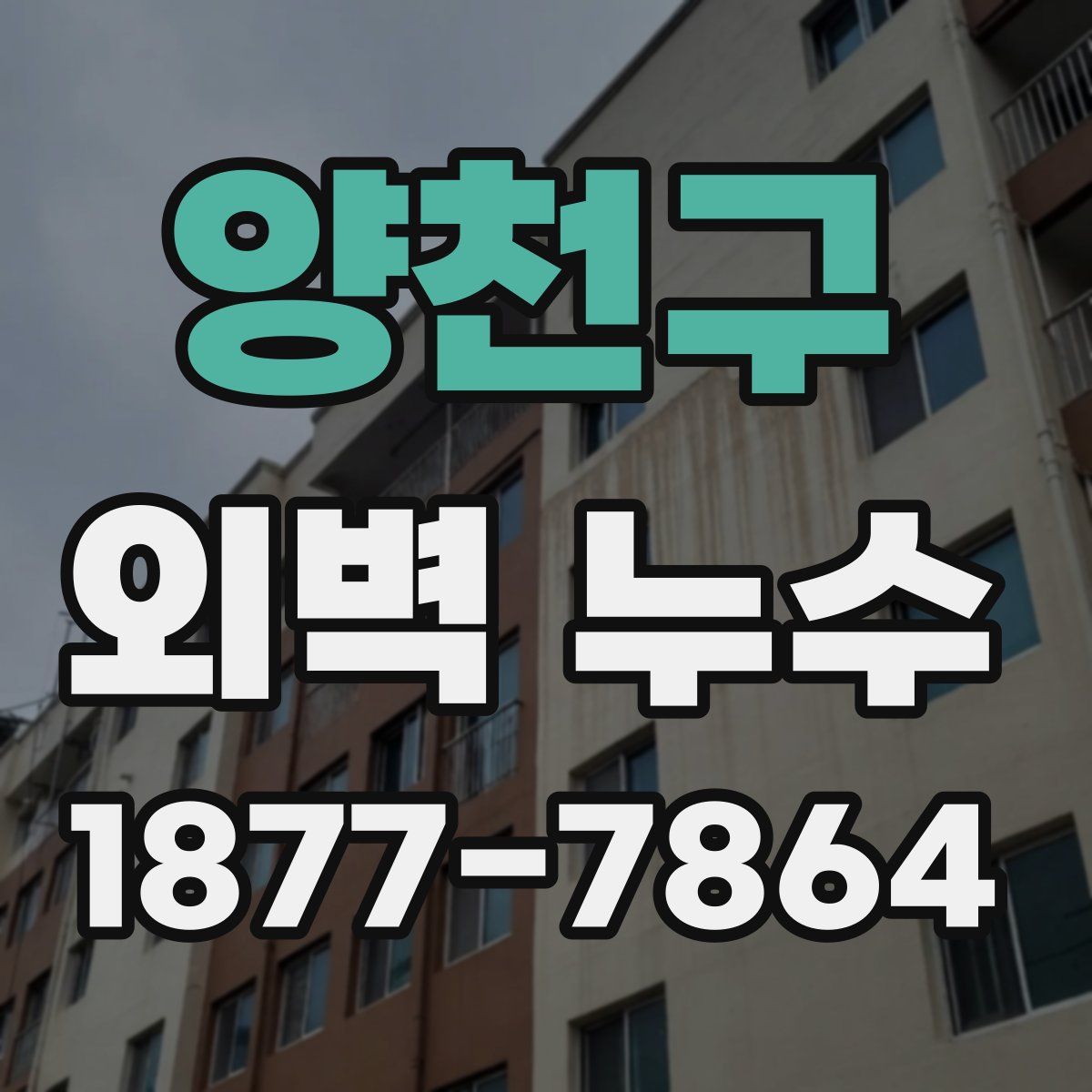 양천구 외벽 누수