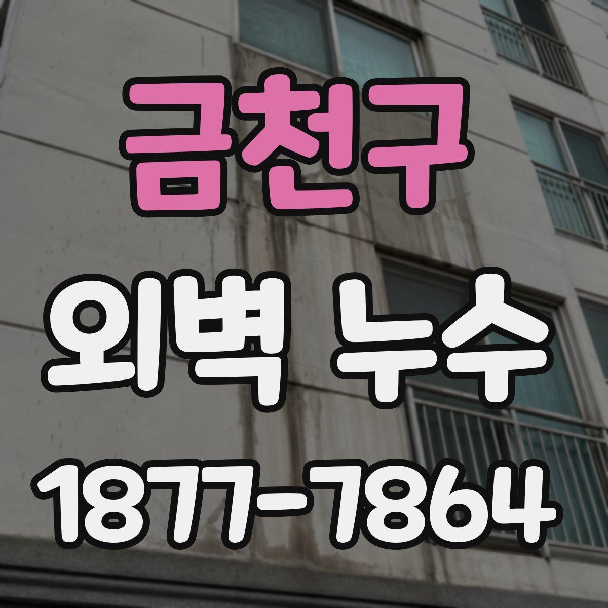 금천구 외벽 누수