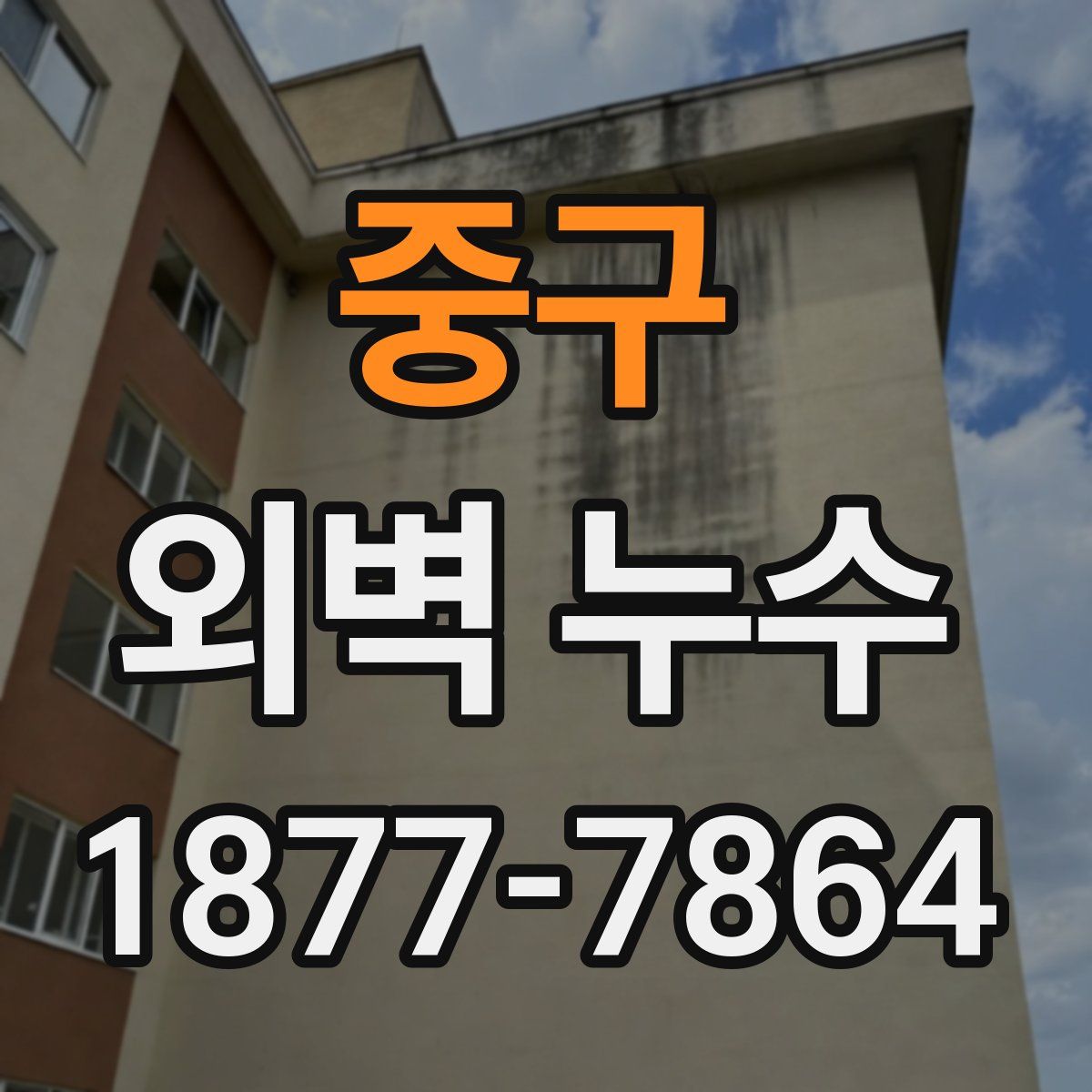 중구 외벽 누수