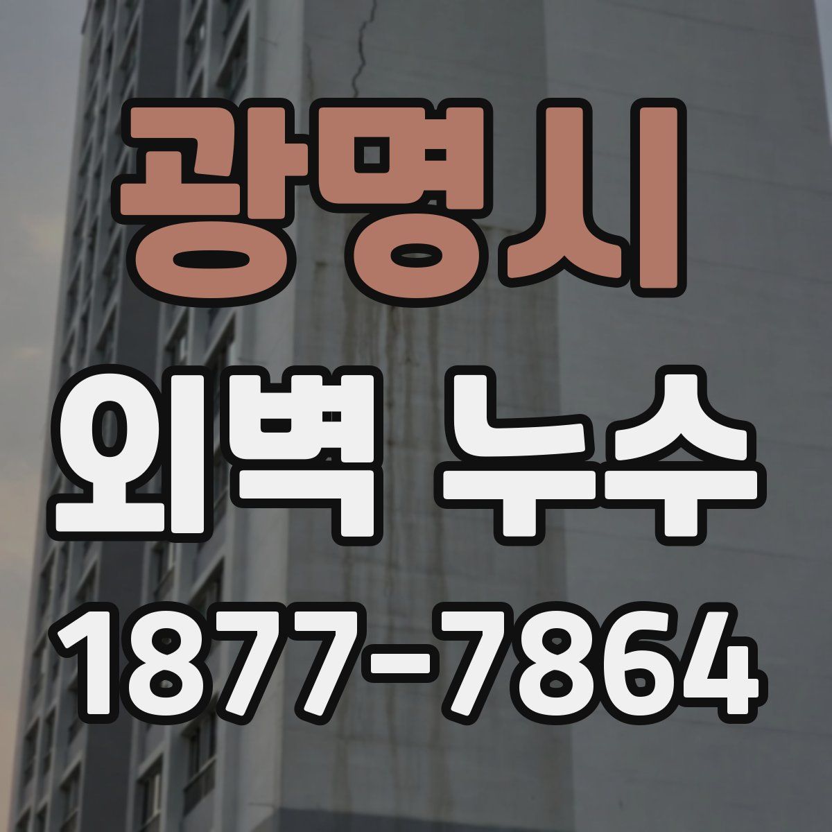 광명시 외벽 누수