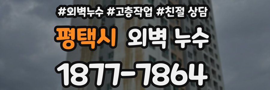 평택시 외벽 누수