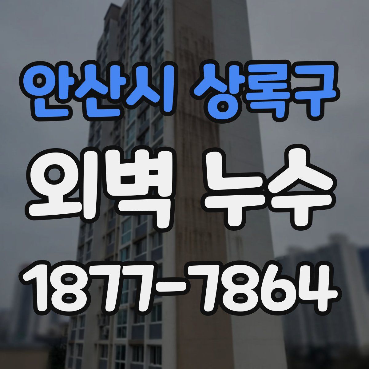 안산시 상록구 외벽 누수