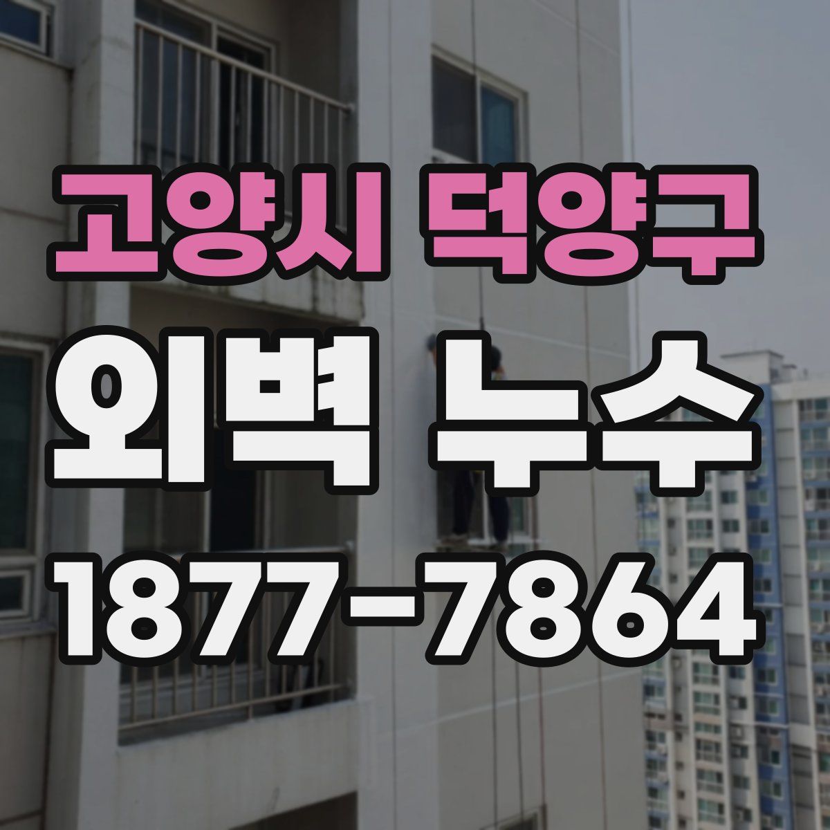고양시 덕양구 외벽 누수