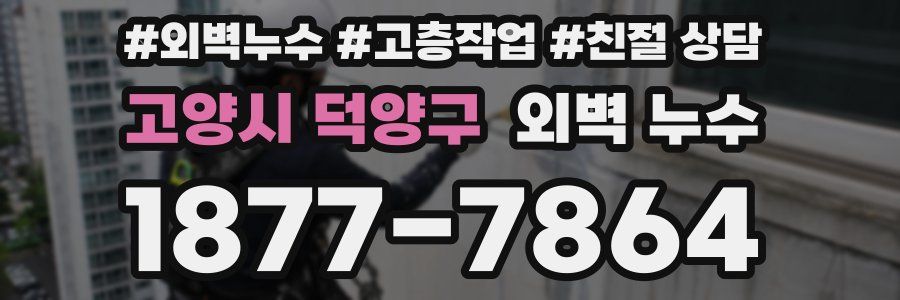 고양시 덕양구 외벽 누수