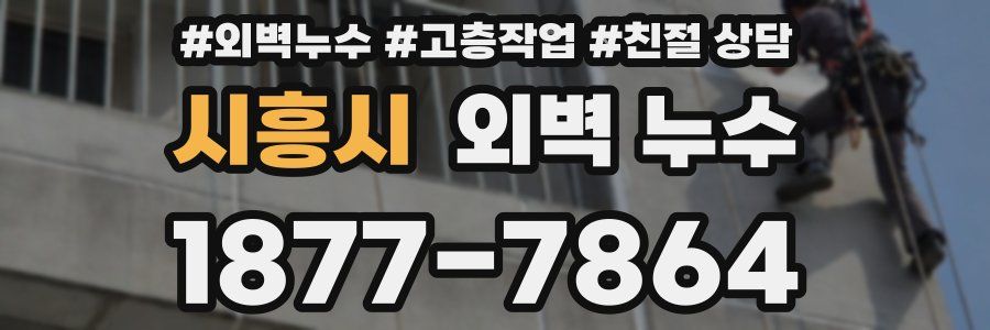 시흥시 외벽 누수