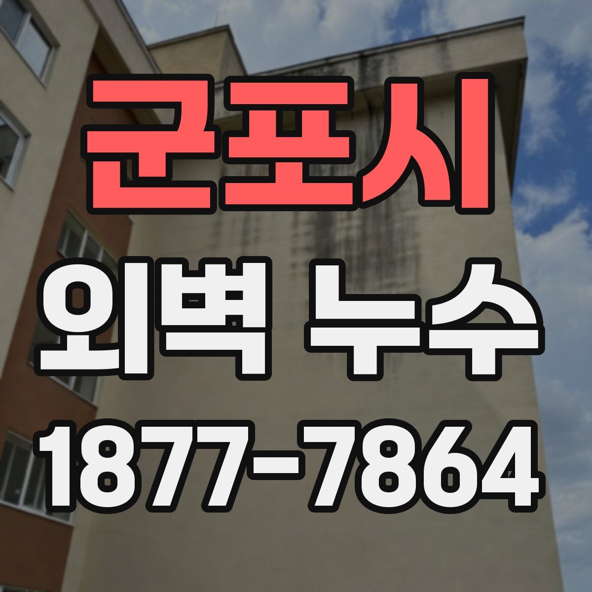 군포시 외벽 누수