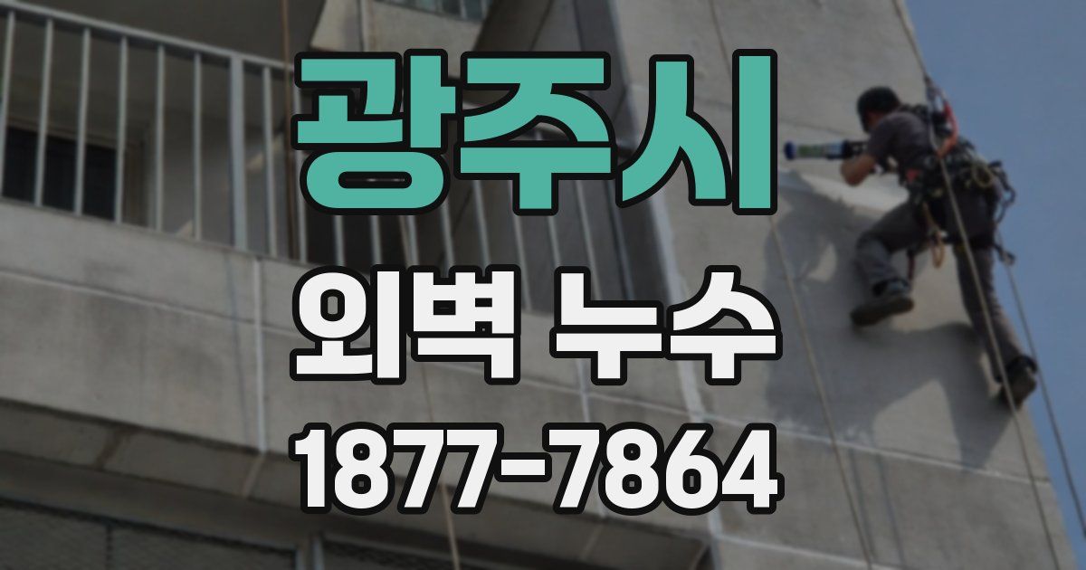 광주시 외벽 누수