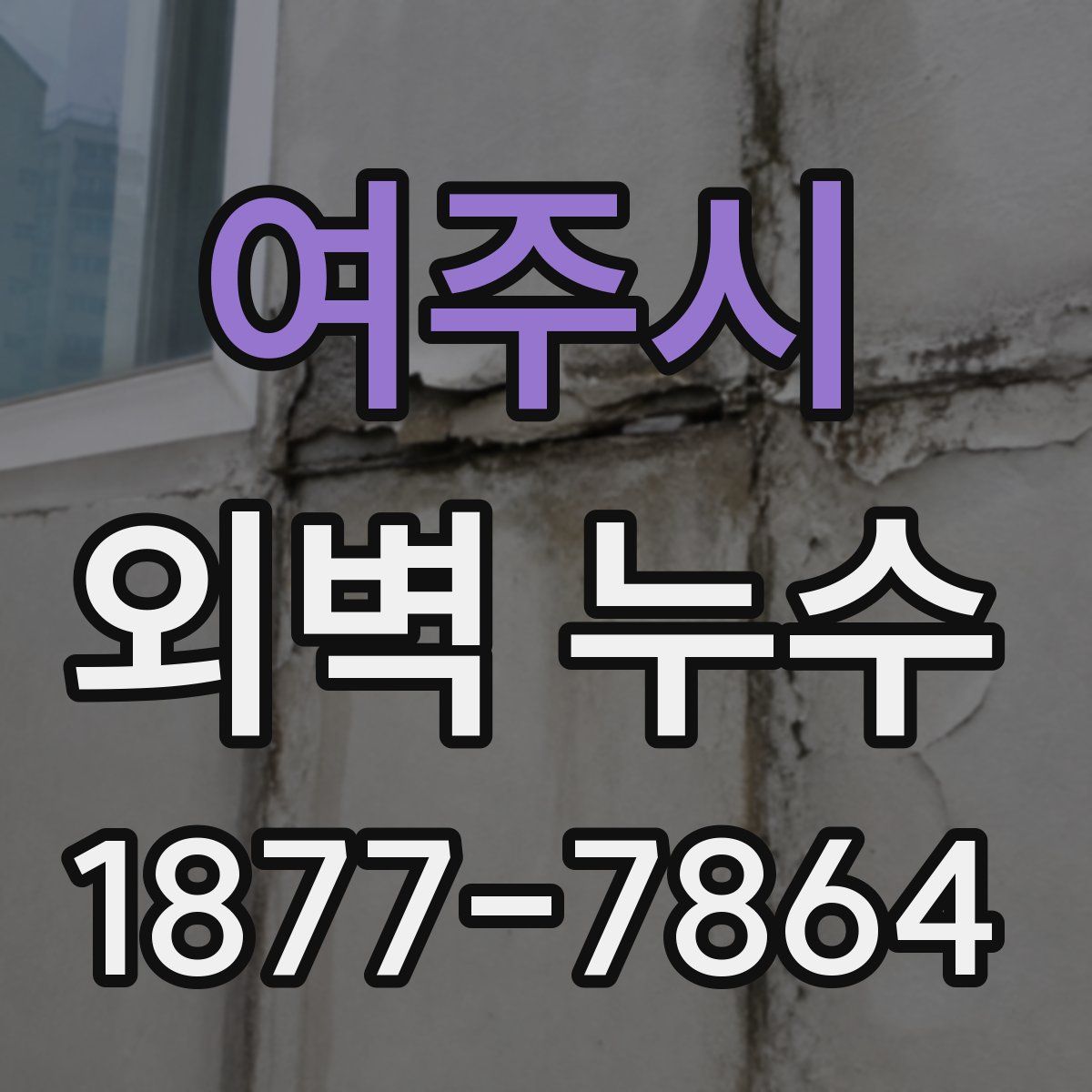 여주시 외벽 누수