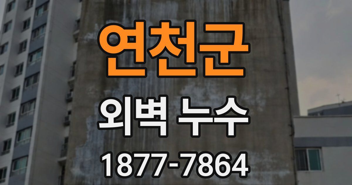 연천군 외벽 누수