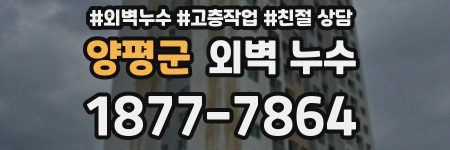 양평군 외벽 누수