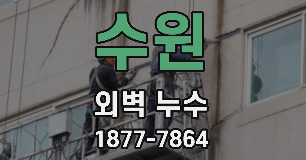 수원 외벽 누수