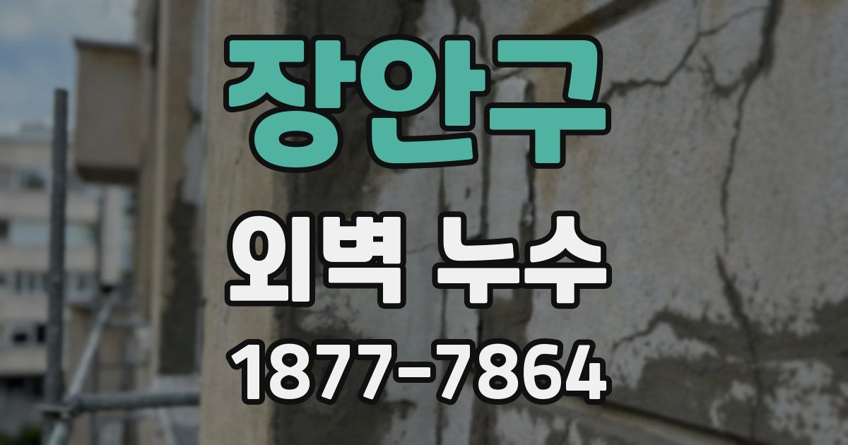 장안구 외벽 누수