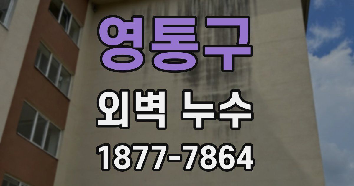 영통구 외벽 누수