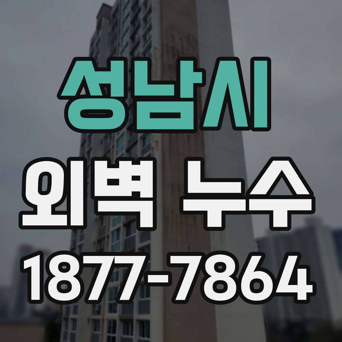 성남시 외벽 누수