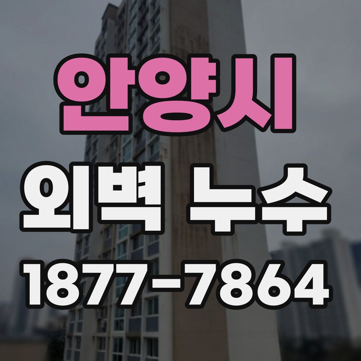 안양시 외벽 누수