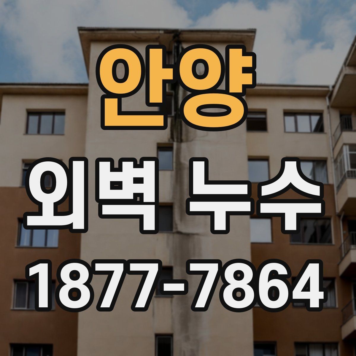 안양 외벽 누수 보수 전 알아둘 기준