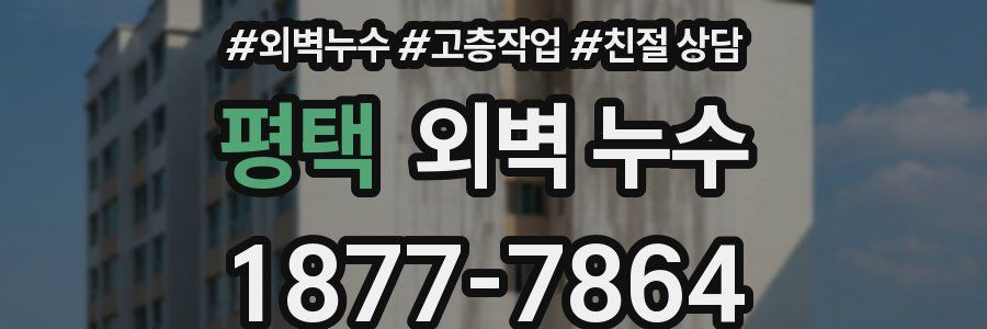 평택 외벽 누수