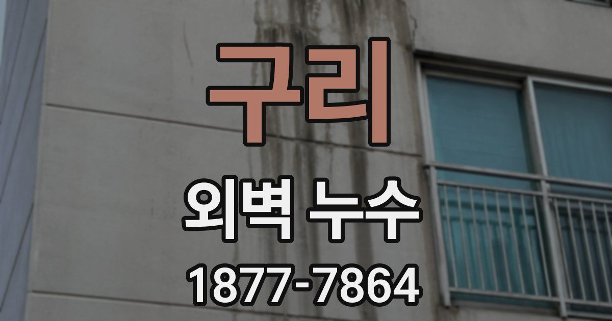 구리 외벽 누수