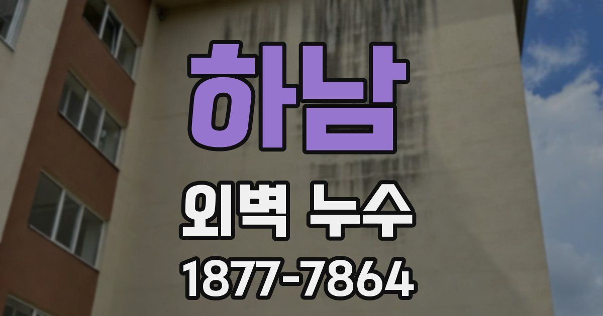 하남 외벽 누수