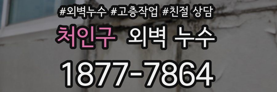 처인구 외벽 누수