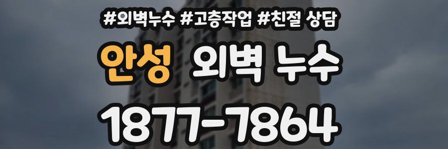 안성 외벽 누수