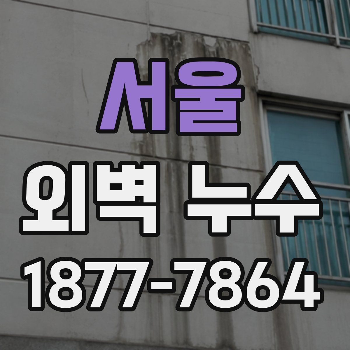 서울 외벽 누수 예방을 위한 관리 습관