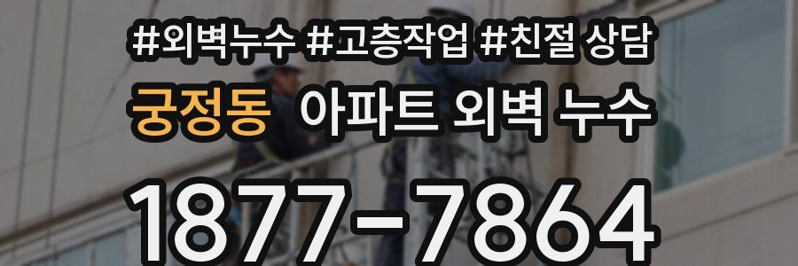 궁정동 아파트 외벽 누수