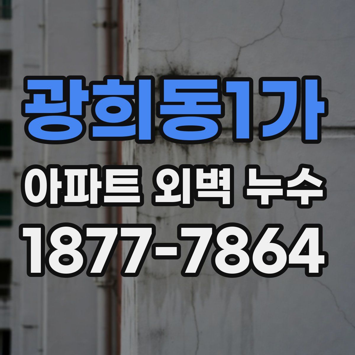 광희동1가 아파트 외벽 누수