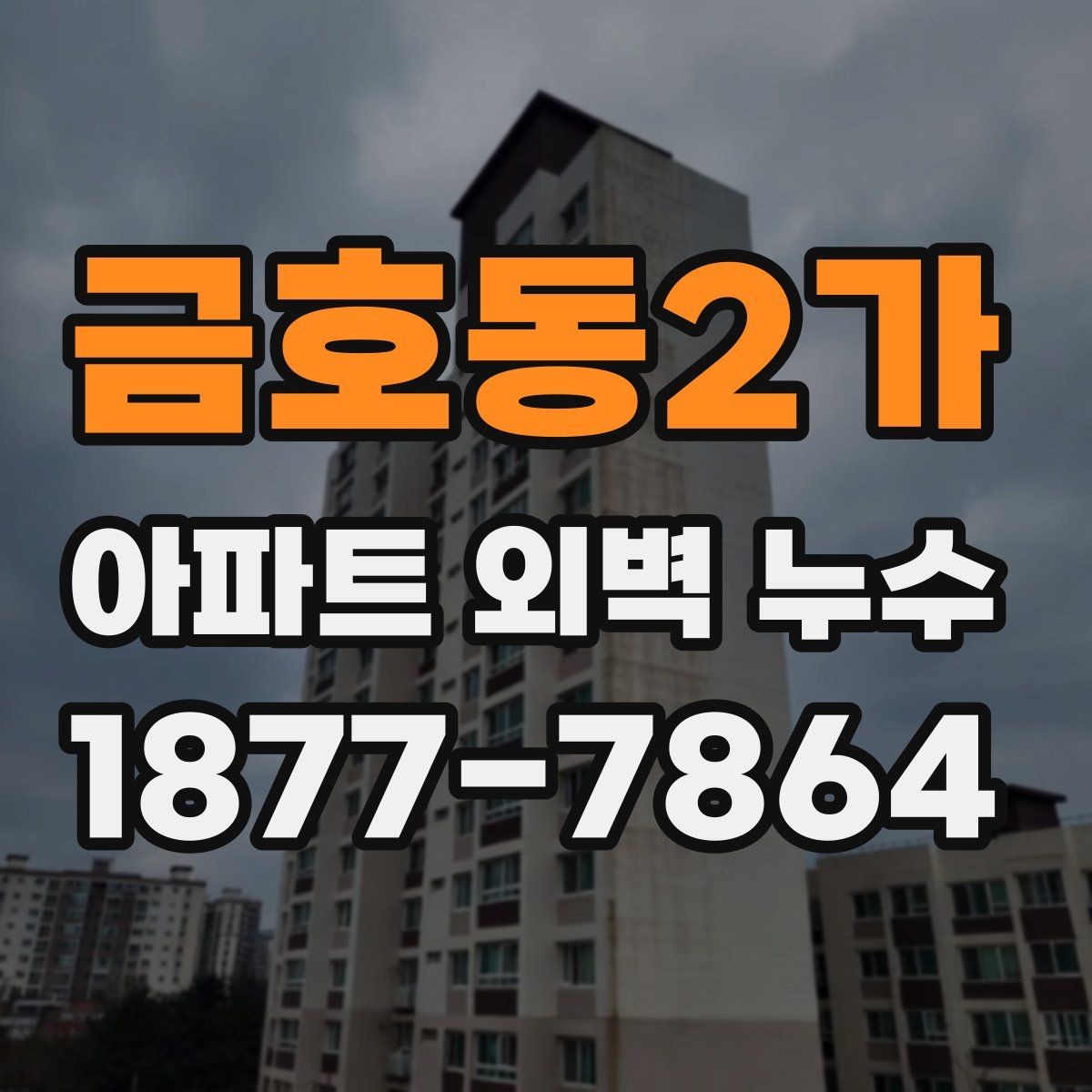 금호동2가 아파트 외벽 누수 쉽게 놓치는 징후들