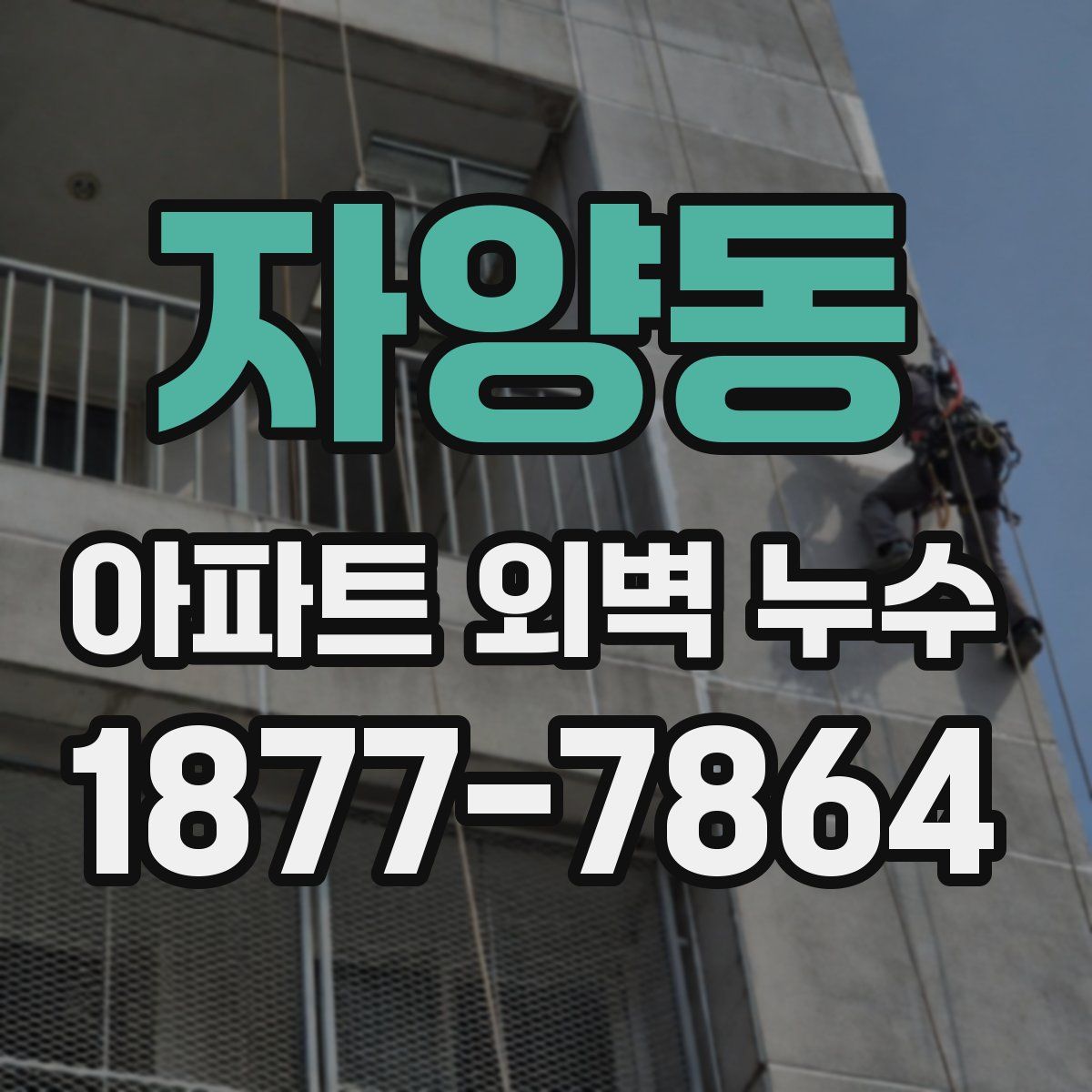 자양동 아파트 외벽 누수