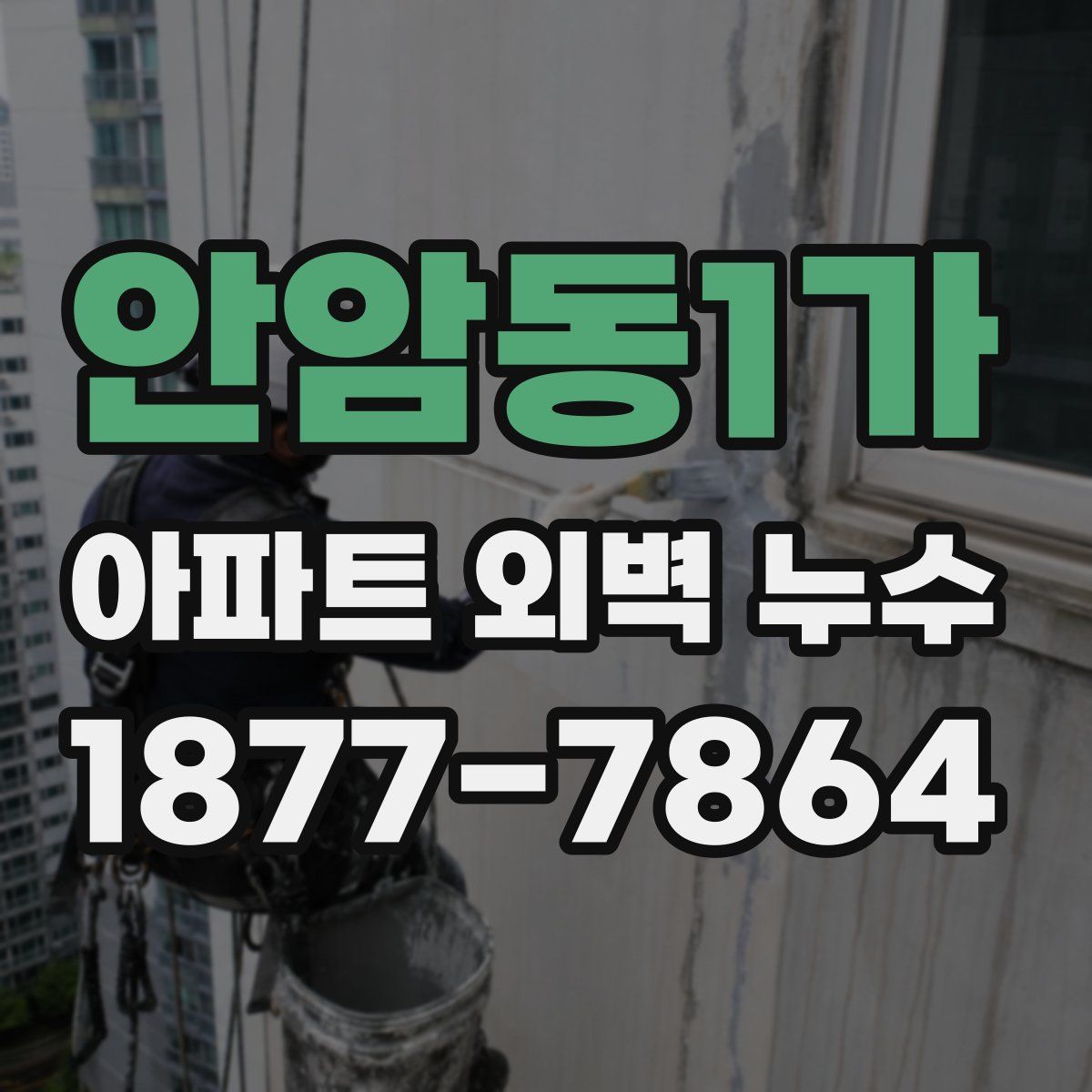 안암동1가 아파트 외벽 누수