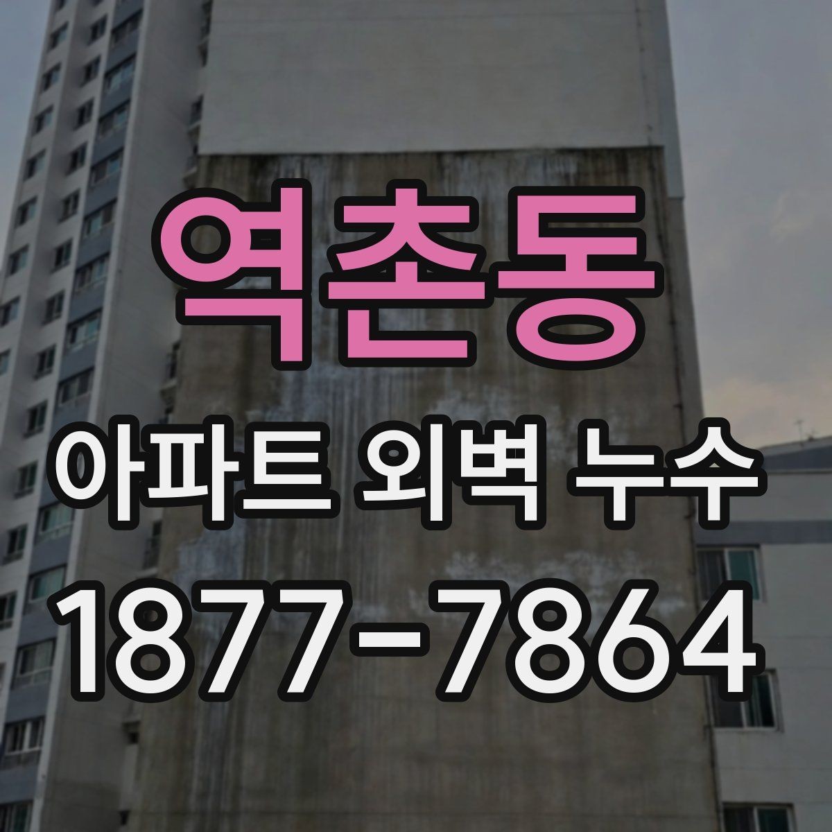 역촌동 아파트 외벽 누수 보수 업체에 문의할 질문