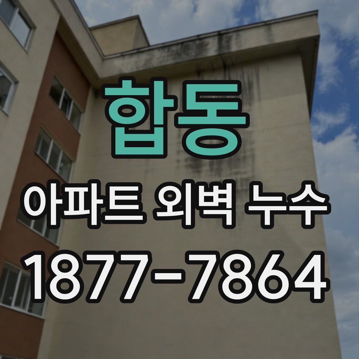합동 아파트 외벽 누수 사례에서 자주 등장하는 원인