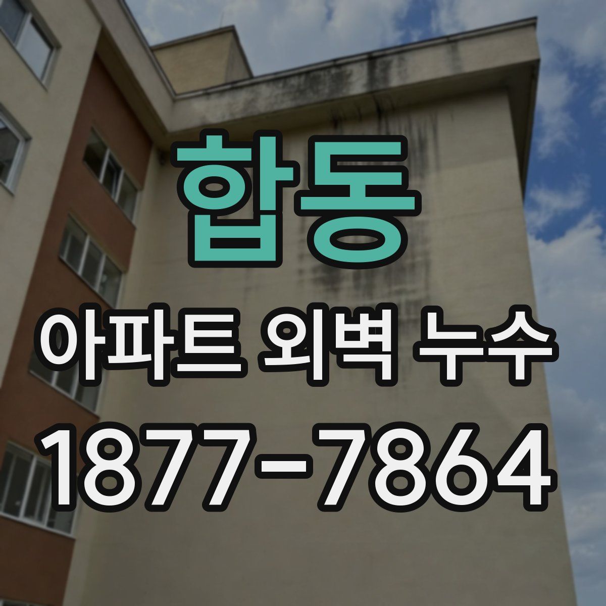 합동 아파트 외벽 누수