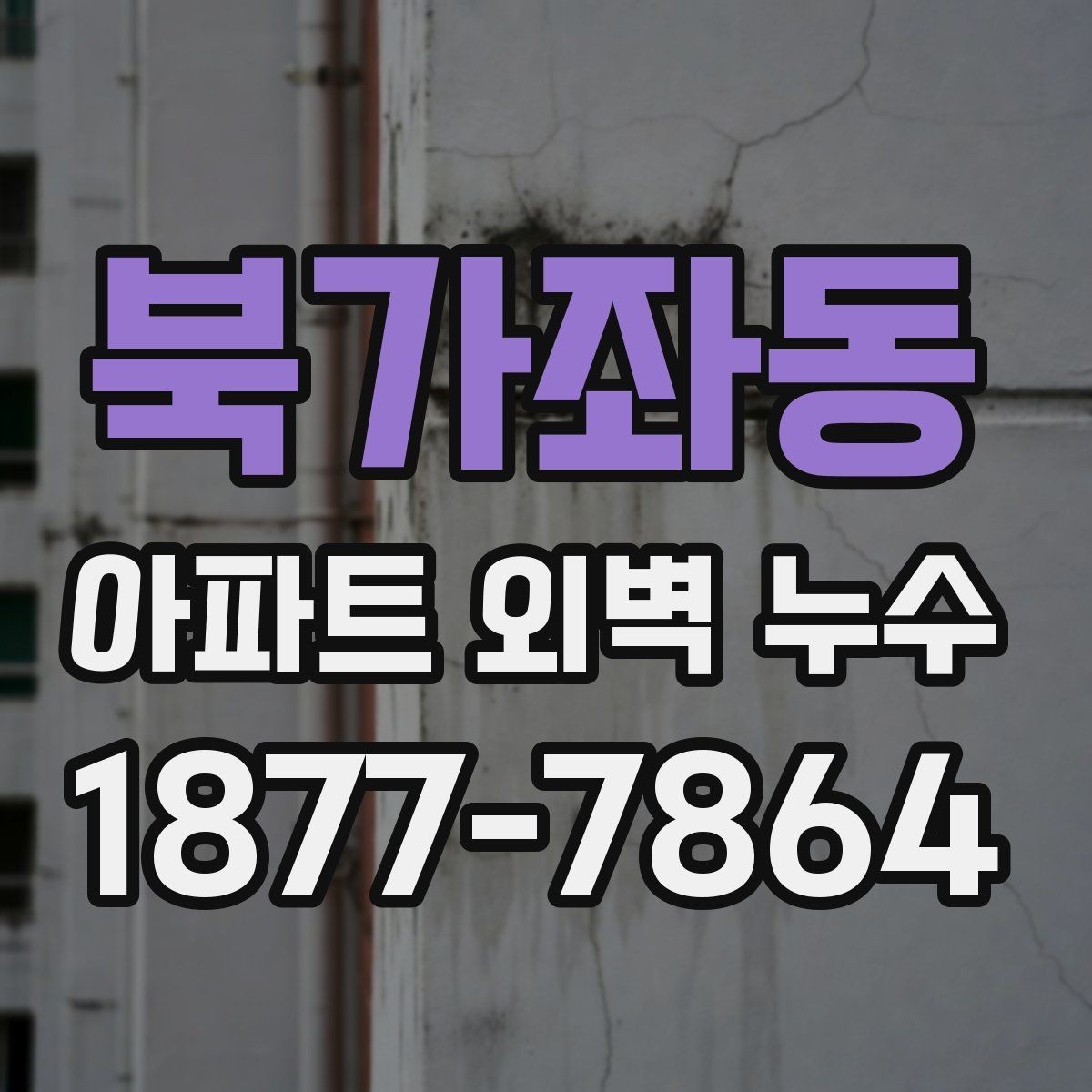 북가좌동 아파트 외벽 누수 원인과 점검 순서