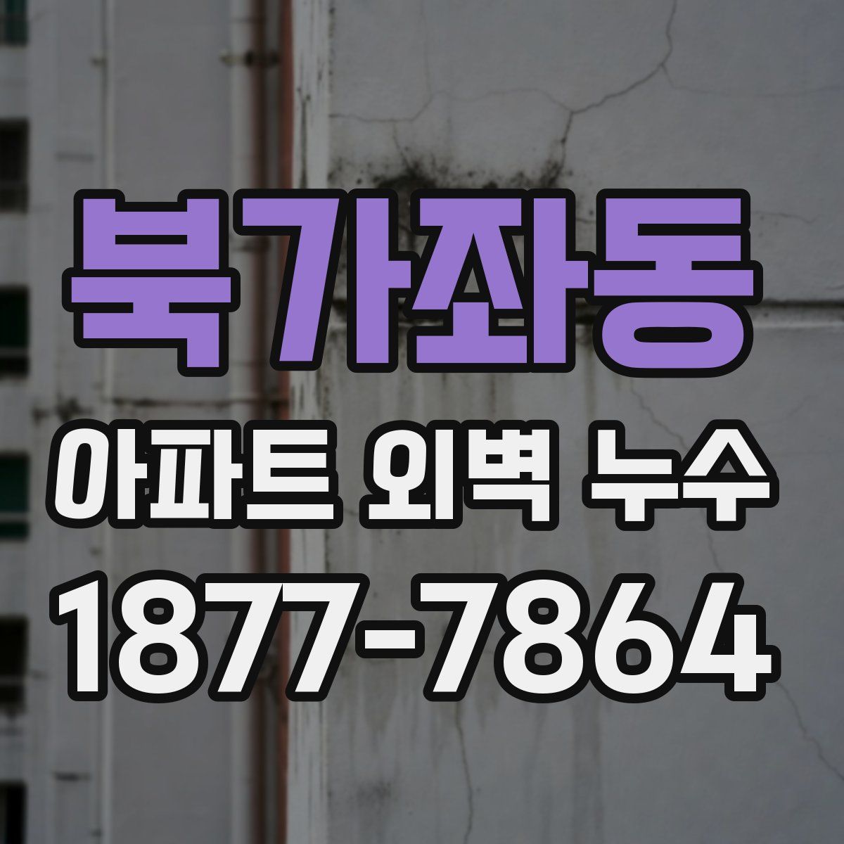 북가좌동 아파트 외벽 누수
