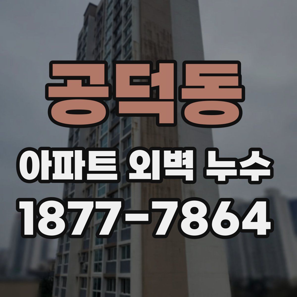 공덕동 아파트 외벽 누수