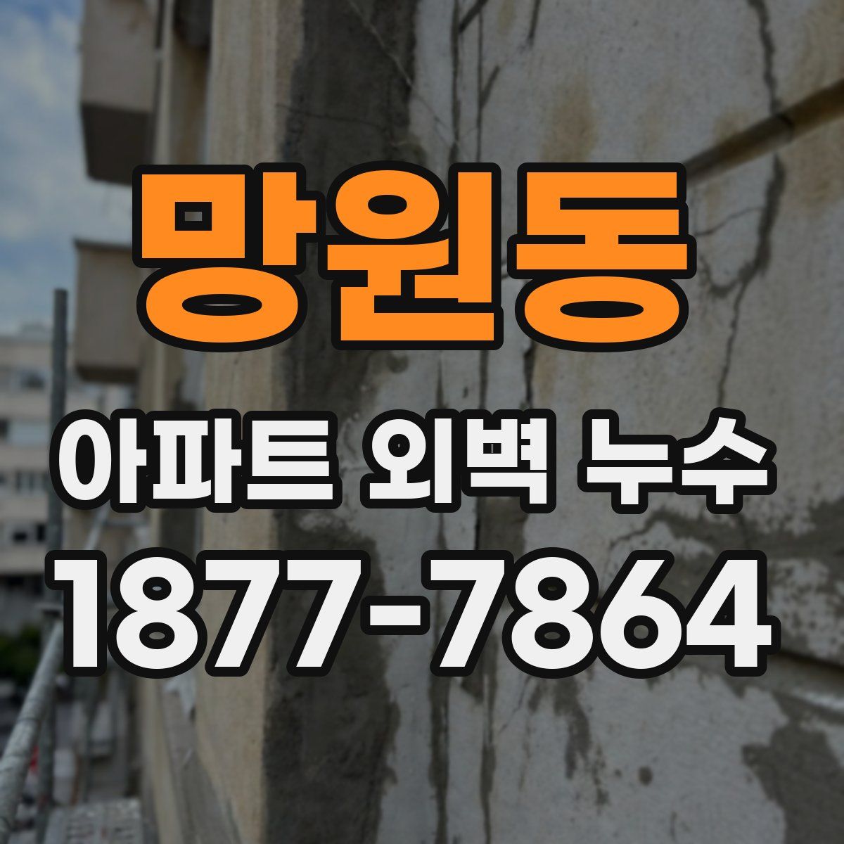 망원동 아파트 외벽 누수