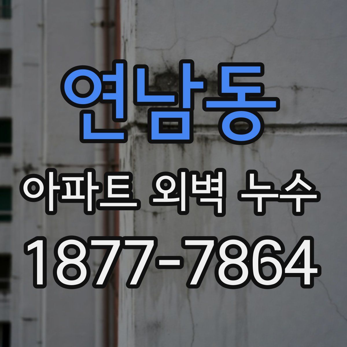 연남동 아파트 외벽 누수