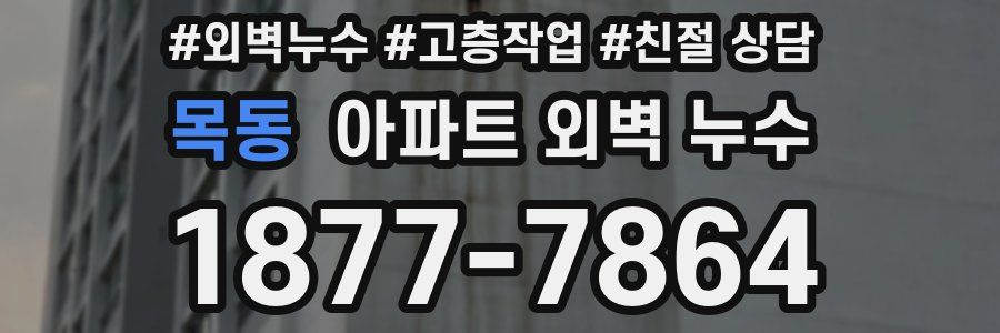 목동 아파트 외벽 누수