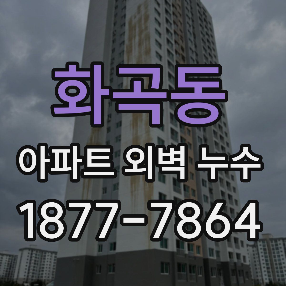 화곡동 아파트 외벽 누수
