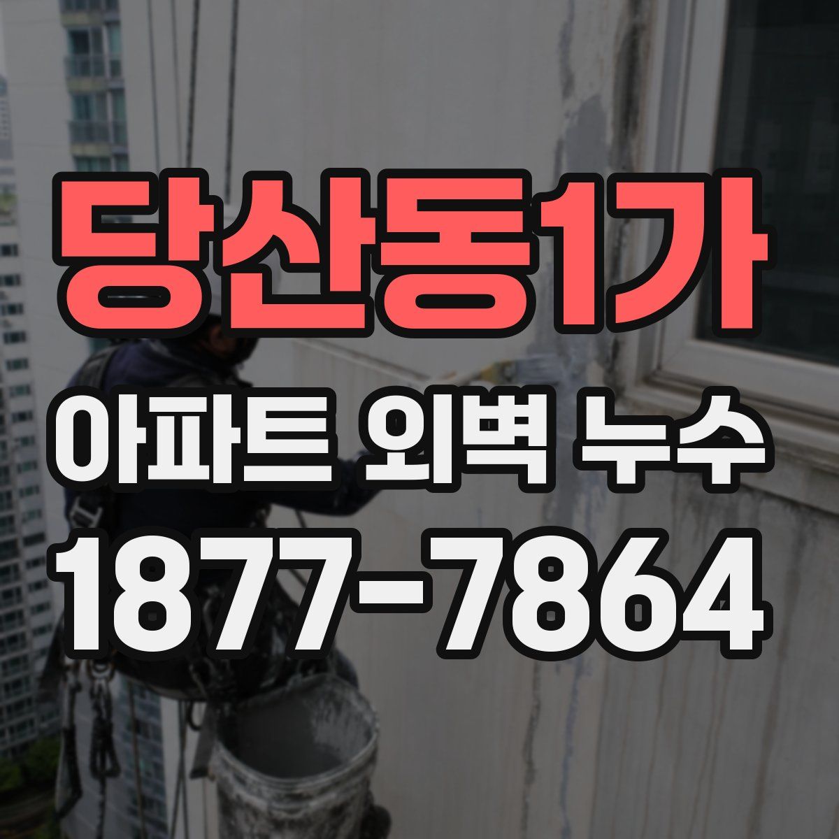 당산동1가 아파트 외벽 누수