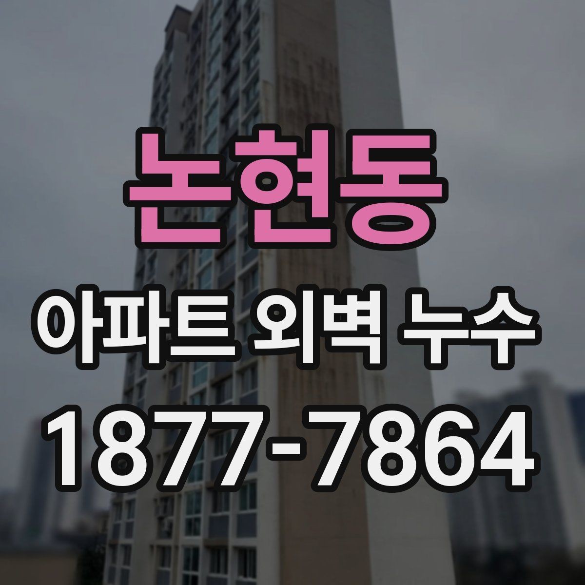 논현동 아파트 외벽 누수 의심 구간 사진 확인 요령