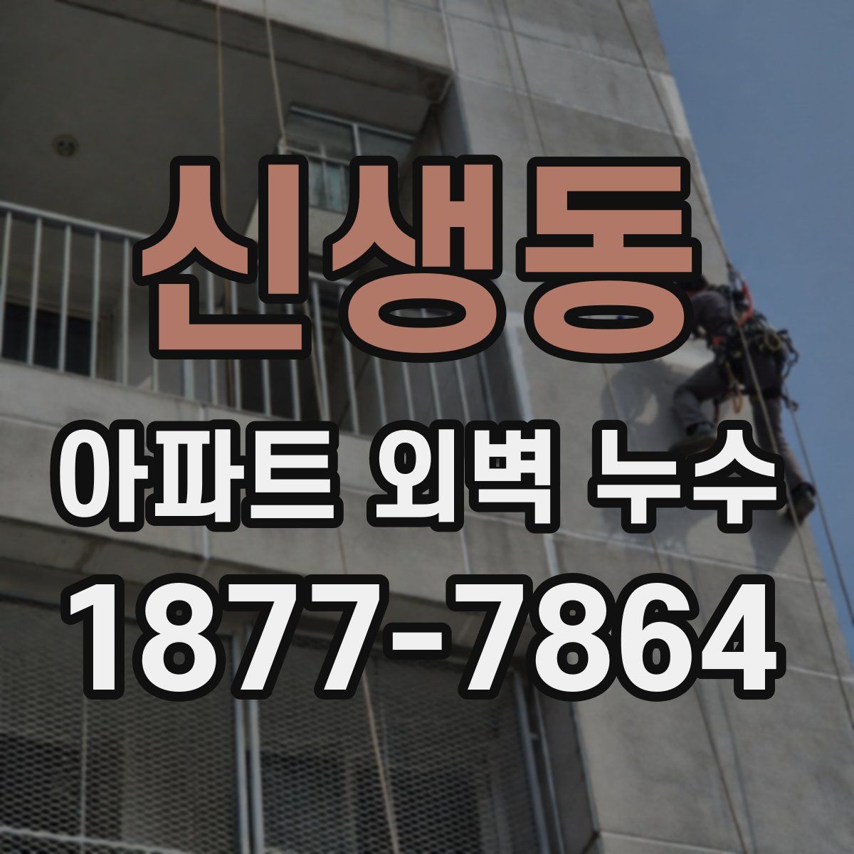 신생동 아파트 외벽 누수