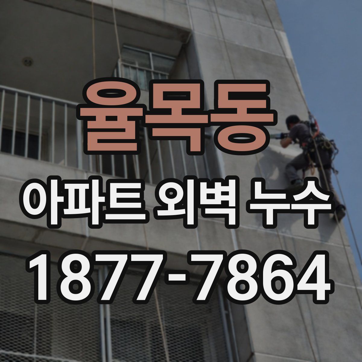 율목동 아파트 외벽 누수