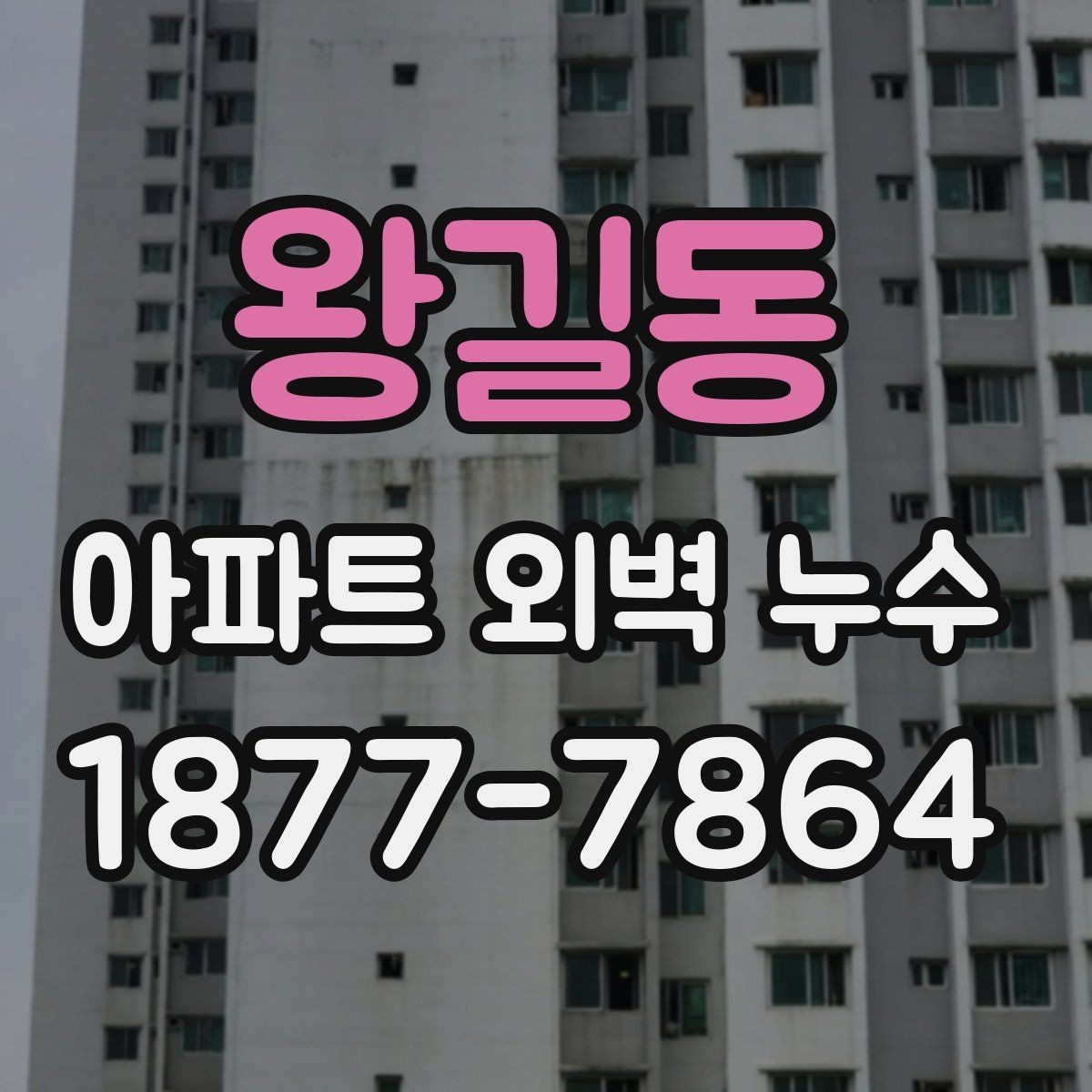 왕길동 아파트 외벽 누수 발생 시 세대와 공용부 구분하기